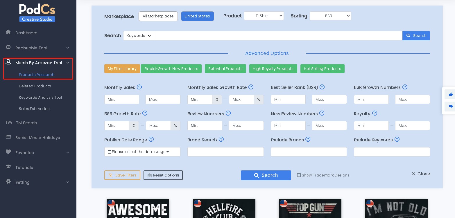 How to use Products Research to analyze hot new product data